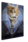 Princess Anne of Austria Custom Pet Portrait Canvas