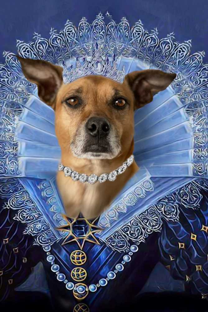 Princess Anne of Austria Custom Pet Portrait Premium Poster