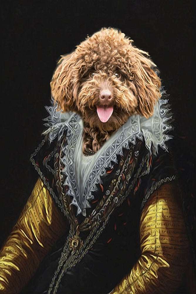 Princess Cristina Custom Pet Portrait Premium Poster