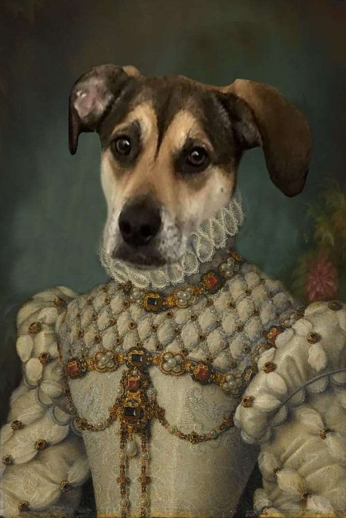 Princess Custom Pet Portrait