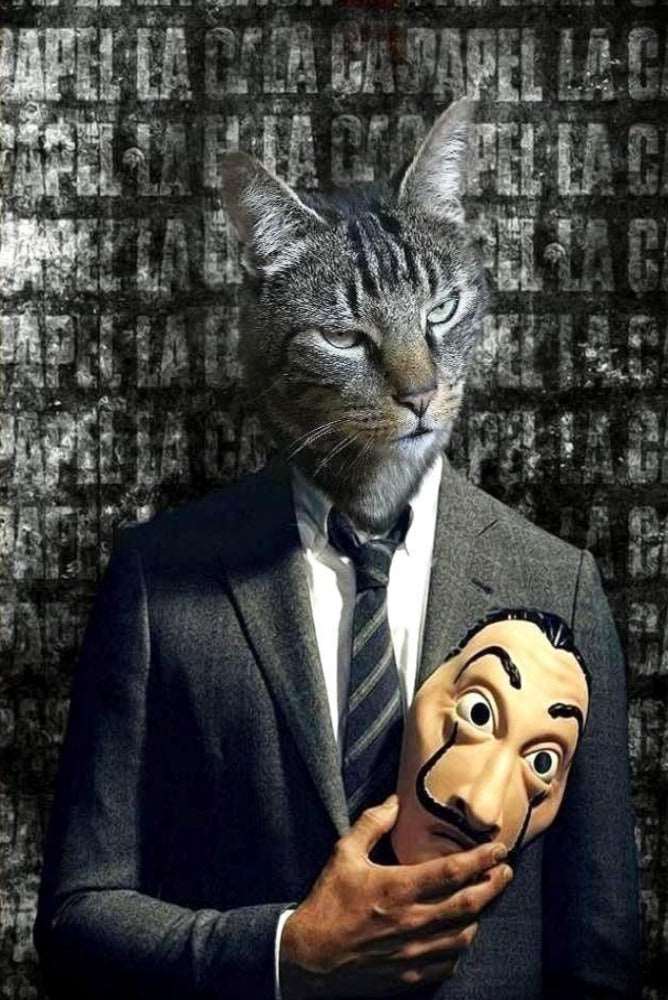Professor Custom Pet Portrait Premium Poster