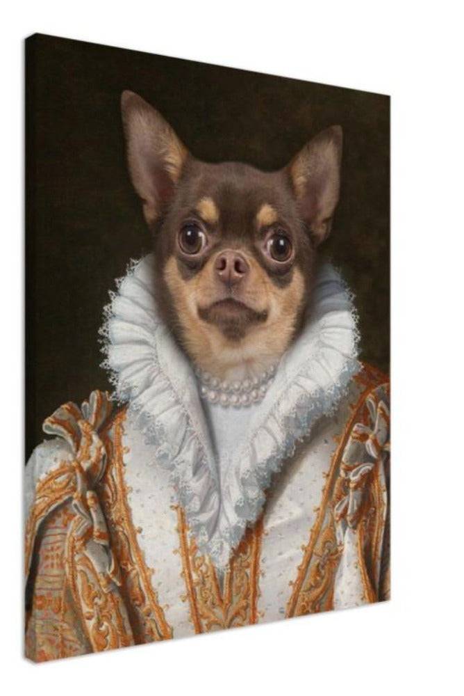 Majestic Maven Custom Pet Portrait Canvas