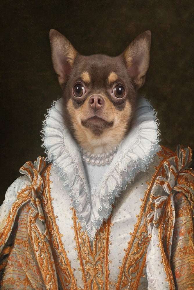 Majestic Maven Custom Pet Portrait Premium Poster