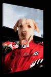 Speed Maestro Custom Pet Portrait Canvas