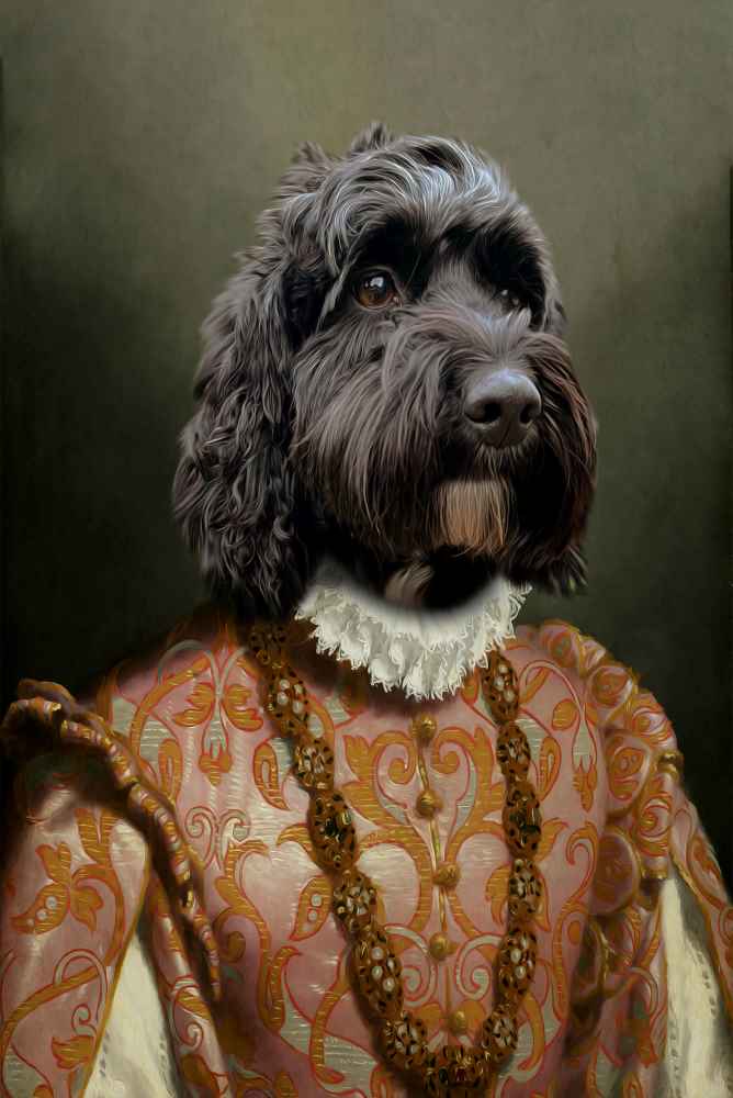 Monarchy Maven Custom Pet Portrait