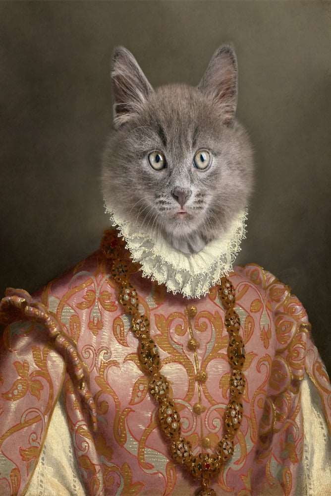 Monarchy Maven Custom Pet Portrait