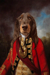 Regiment Officer Custom Pet Portrait
