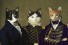 Renaissance Trio Custom Pet Portrait