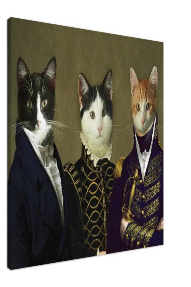 Renaissance Trio Custom Pet Portrait