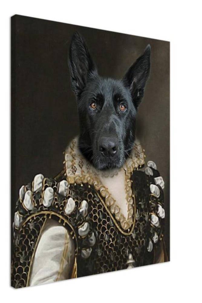 Royal Aristocrat Custom Pet Portrait Canvas