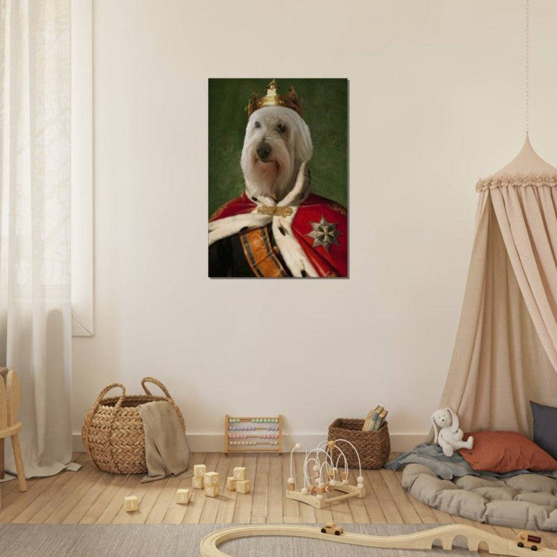 Royal King Custom Pet Portrait