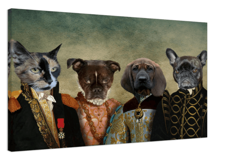 Royal Quadro Custom Pet Portrait Canvas