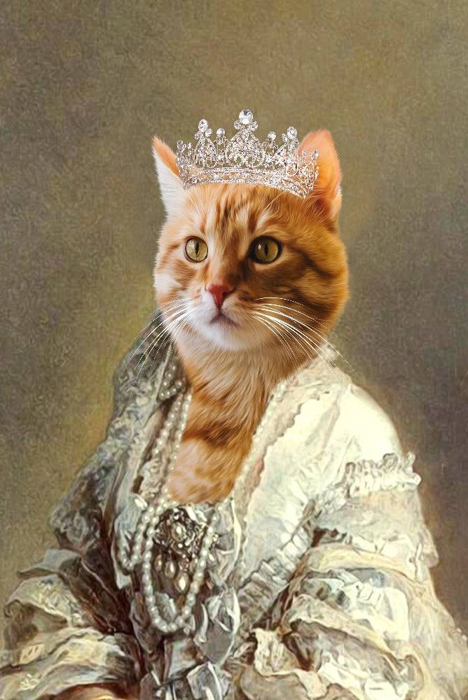 Royal Queen Custom Pet Portrait