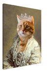 Regal Ringleader Custom Pet Portrait Canvas