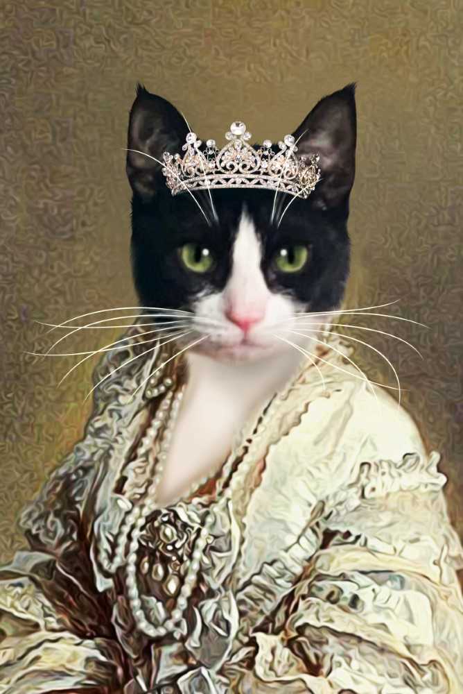 Royal Queen Custom Pet Portrait