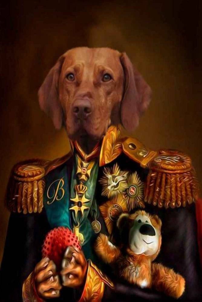 Ruler Custom Pet Portrait