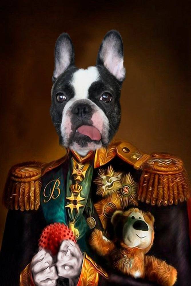 Ruler Custom Pet Portrait Premium Poster
