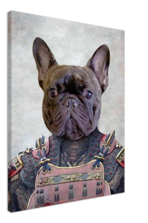 Samurai Custom Pet Portrait Canvas