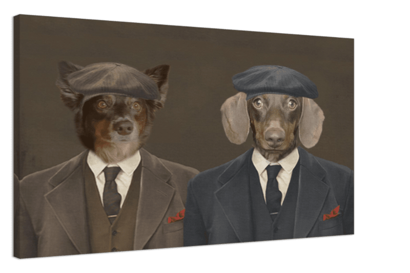 Shelby Brothers Custom Pet Portrait Canvas