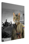 Battlefield Buddy Custom Pet Portrait Canvas