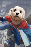 Spider Paw Custom Pet Portrait Premium Poster