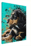 Splatter Art Custom Pet Portrait