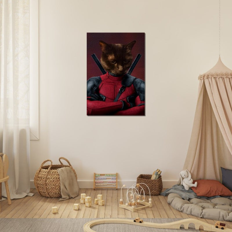 Supervillain Custom Pet Portrait