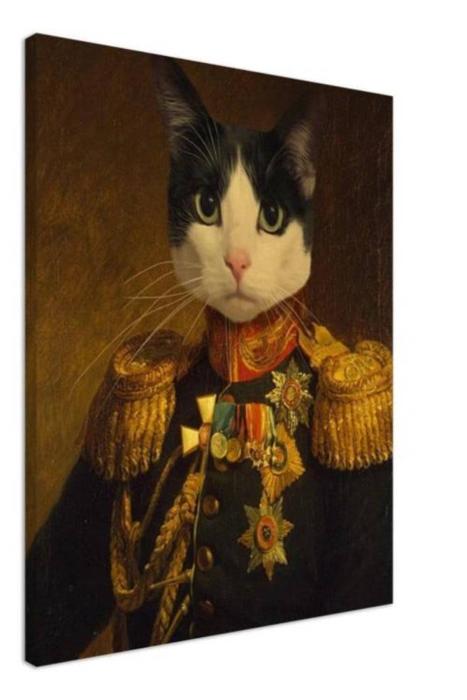 Veteran Custom Pet Portrait Canvas