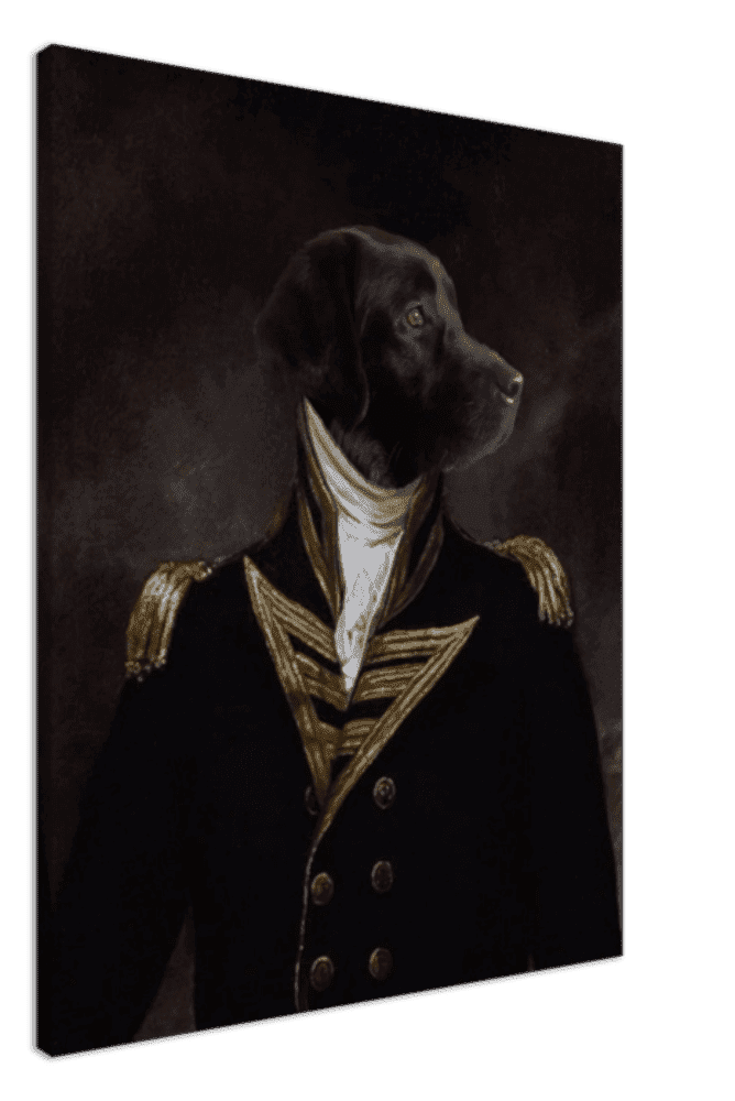 Viscount Custom Pet Portrait Canvas