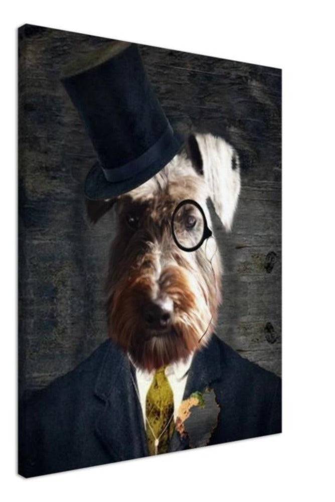 Furry Explorer Custom Pet Portrait Canvas
