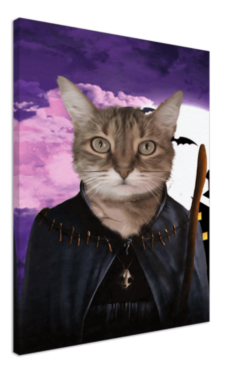Mischievous Enchantress Custom Pet Portrait